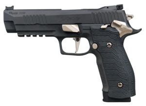 Sig Sauer 226X59NMRSAO10 P226 XFive Nightmare Full Size Frame 9mm Luger 10+1 5" Bull Barrel, Black Nitron Stainless Steel Optic Ready/Serrated Slide & Frame w/Beavertail & Picatinny Rail, Custom Hogue