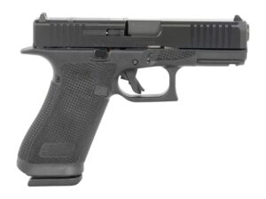 Glock U64550201 G45 Gen6 Crossover Frame 9mm Luger 10+1 4.02" Black GMB Barrel, Black nDLC Steel Optic Ready/Serrated Slide, Black Polymer Frame w/Accessory Rail, Interchangeable Backstrap Grip, Ambid