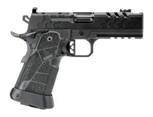 Kimber Mfg, Inc 3500105 2K11 Pro Comp Full Size Frame 9mm Luger 19+1 5" Compensated Barrel, Black Stainless Steel Lightening Cut/Optic Ready/Serrated Slide, Black Stainless Steel Frame w/Beavertail &