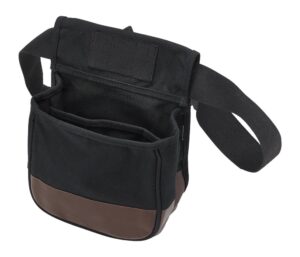 USP P23010  DIVIDED SHELL POUCH BLK/BRN