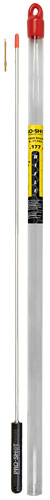 PRO SHOT STAINLESS 1PC AIRGUN - CLEANING ROD 22.5" W/17CAL JAG