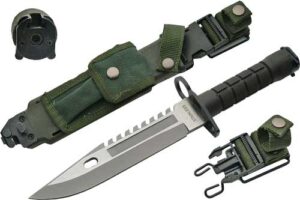 SZCO Rite Edge 7.8" M-9 Commando Knife with Sheath