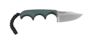 CRKT Minimalist Bowie Green Handle Fixed Blade Knife