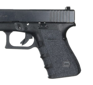 Talon Grips 110G Adhesive Grip  Compatible w/Glock 19/23/25/32/38 Gen4 w/No Backstrap, Black Textured Granulate