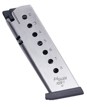 Sig Sauer P220 .45 ACP 8-Round Magazine - Silver