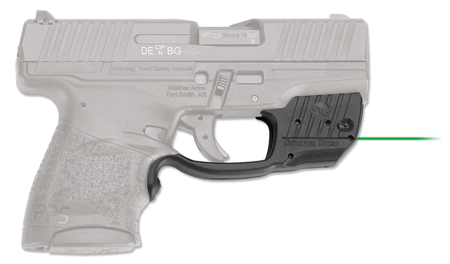 Crimson Trace Green Laser for Walther PPS M2