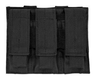 NcStar CVP3P2932B Triple Mag Pouch  Black Nylon