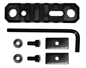 GrovTec 3.1 Inch Picatinny Rail with Push Button Bases
