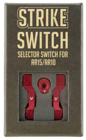 Strike Industries Red Ambidextrous AR Safety Selector