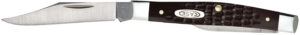 Case Small Pen Folding Knife with Jigged Brown Handle