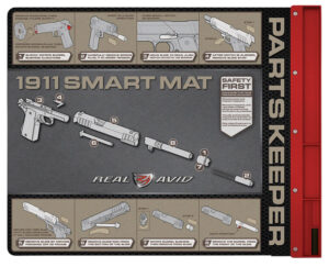 Real Avid AV1911SM 1911 Smart Mat Black/Red 19" x 16" 1911 Diagram Illustration