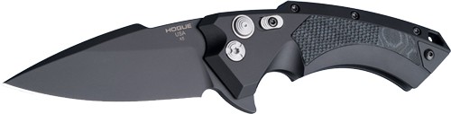 Hogue X5 3.5" Folding Spear-Point Knife - Black