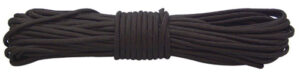 RED ROCK 550 PARACHUTE CORD - 100 FEET BLACK