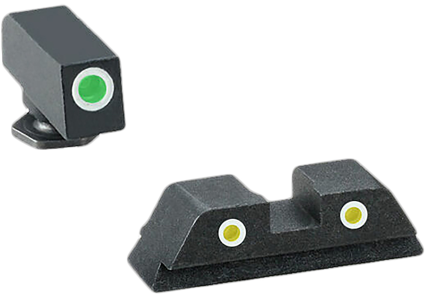 AmeriGlo GL115 Classic Tritium Sight Set for Glock