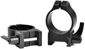 Warne Maxima 30mm QD Scope Rings - Matte Black