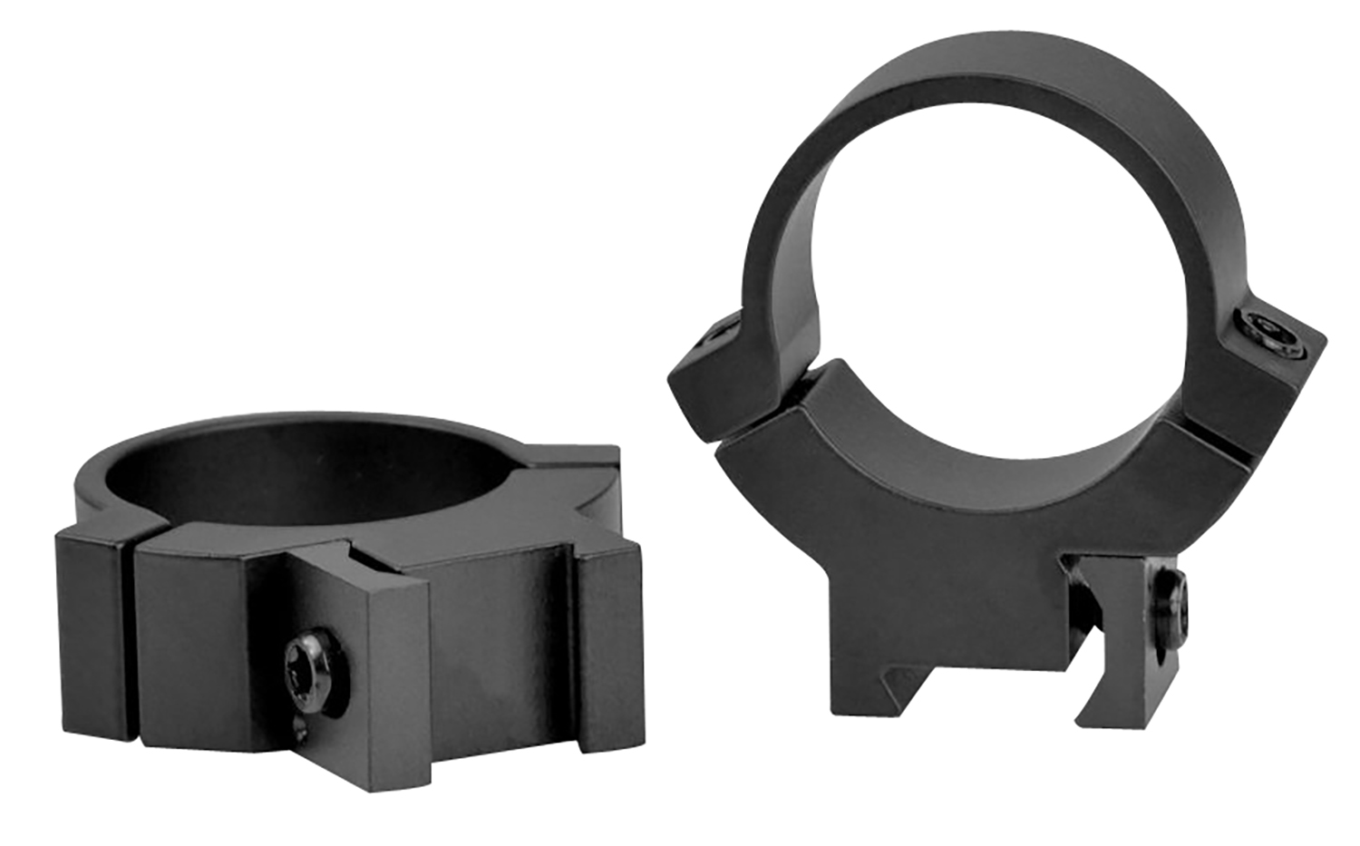 Warne 721M Rimfire Rings 1" Medium Black