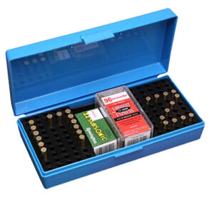 MTM Case-Gard SB-200 Rimfire Ammo Box - Blue