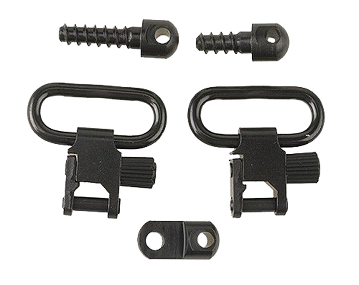 Uncle Mike's 14612 Super Swivel Quick Detach 115 RUG Tri-Lock Blued 1" Loop for Ruger 10/22
