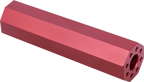 Guntec USA AR15 Fake Suppressor 4.5" Red Muzzle Device
