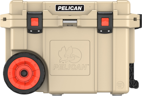 Pelican Elite 45 Quart Cooler with Wheels - Tan