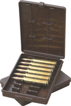 MTM Case-Gard W9LM70 Ammo Wallet  Rifle Multi-Caliber 9rd Brown Polymer