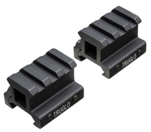 TruGlo Picatinny Riser Mount - Matte Black