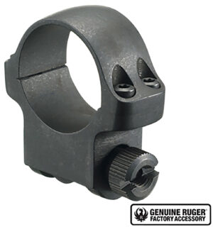 Ruger 90278 4BHM Medium Matte Black Scope Ring