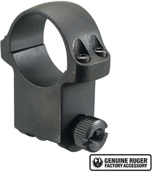 Ruger 90280 Extra High Scope Ring Matte Black 1"