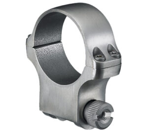 Ruger 30mm High Steel Scope Ring - Stainless Finish