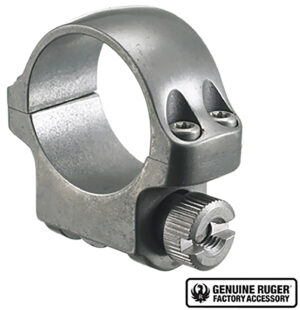 Ruger 90293 Target Gray 1" Low Scope Ring