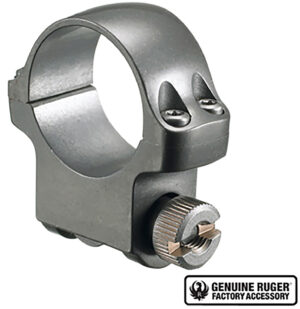 Ruger 90294 4KTG 1" Medium Scope Ring Silver