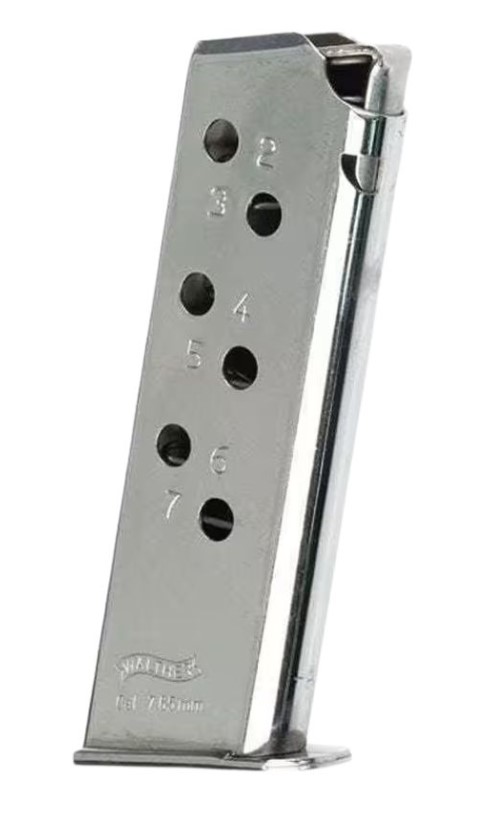 Walther PPK 32ACP 7rd Nickel Magazine