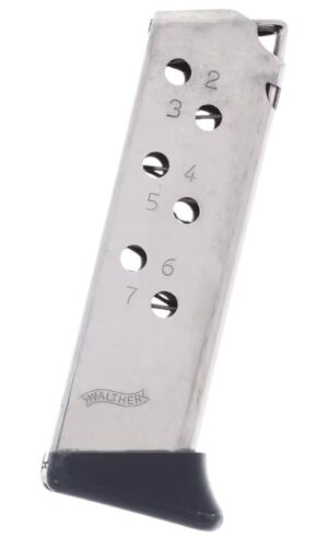 Walther PPK .32 ACP 7-Round Nickel Magazine