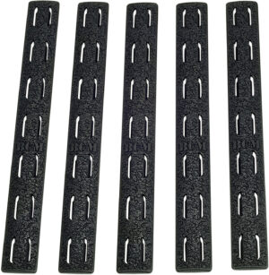 BCM KeyMod Rail Panel Kit Black Polymer 5 Pack