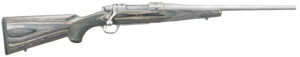 Ruger 17111 Hawkeye Compact Compact 7mm-08 Rem 4+1 16.50"  Matte Stainless Steel Barrel, Integral Scope Mounts Stainless Steel Receiver, Black Fixed Laminate Stock