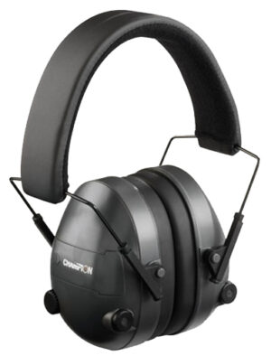 Champion Electronic Ear Muffs - 21dB NRR Black