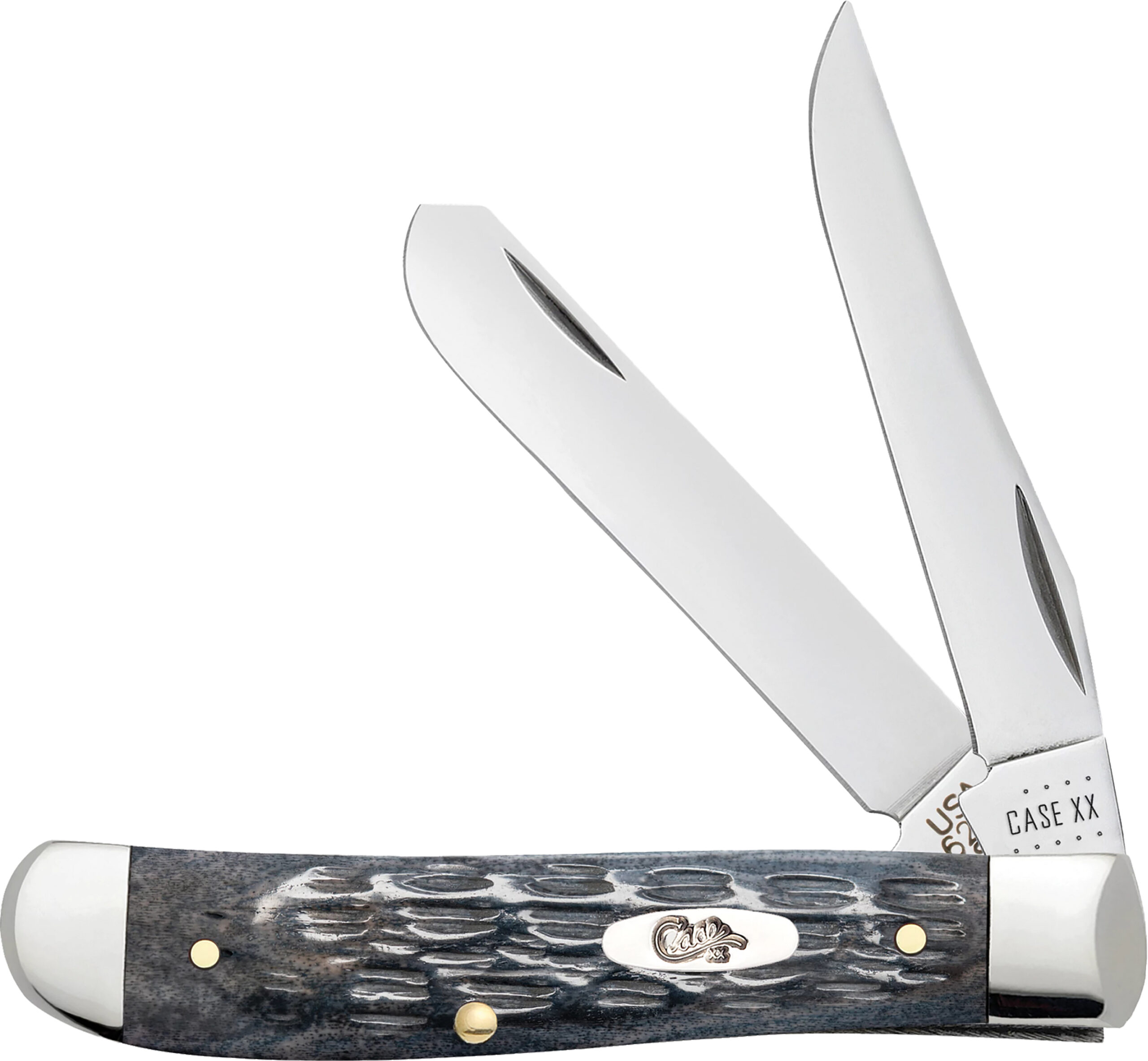 Case CAE Mini Trapper Gray Bone Pocket Knife