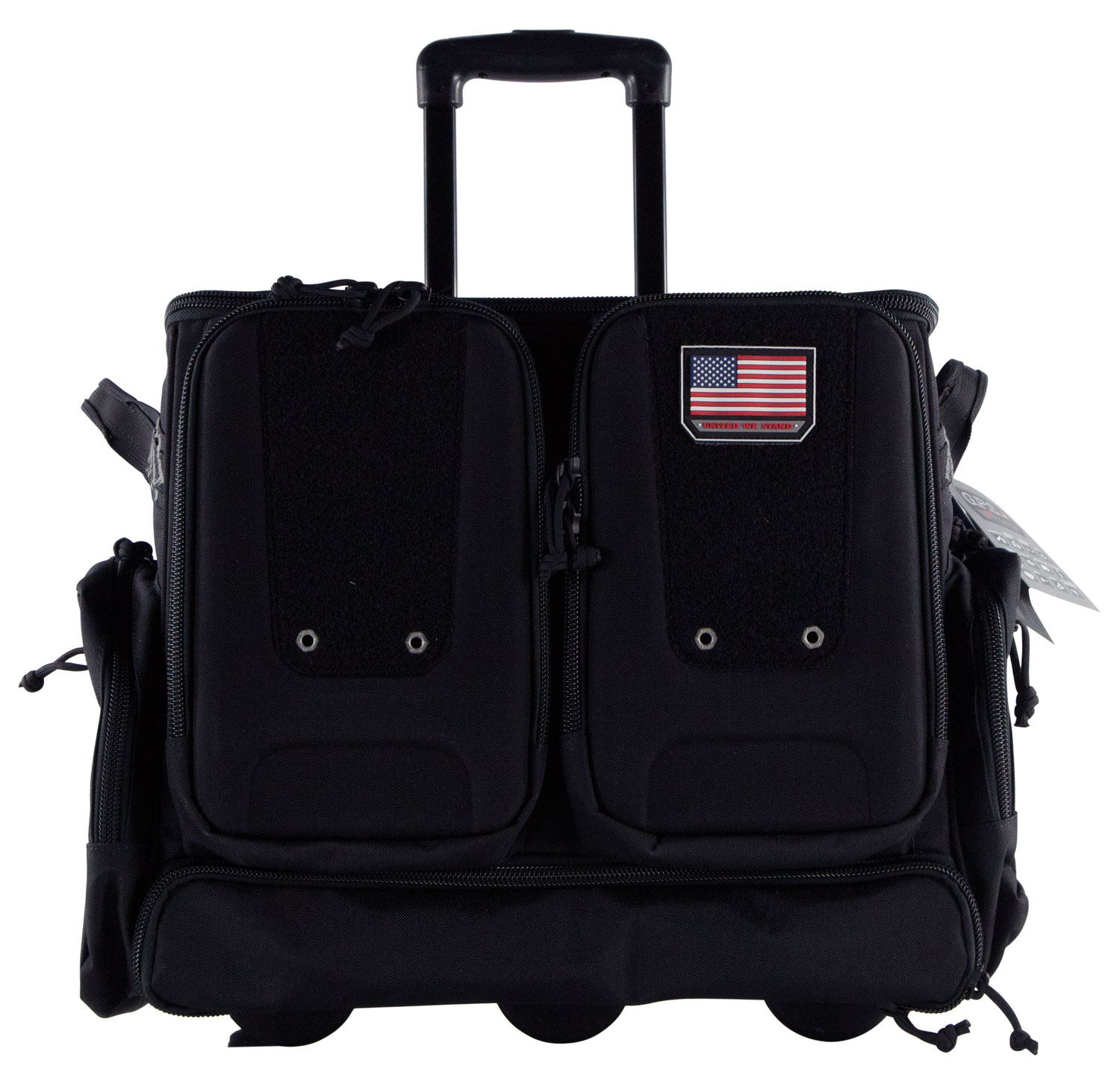 GPS Tactical Rolling Range Bag - Holds 10 Handguns