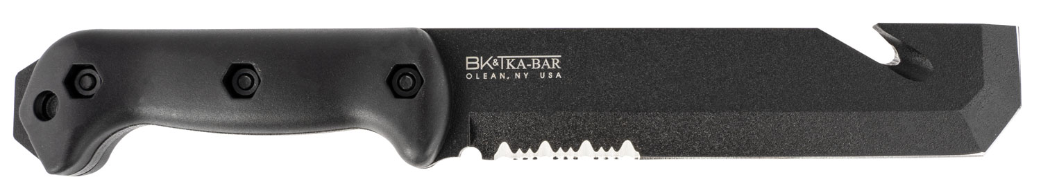 KA-BAR Becker Tac Tool 7" Serrated Carbon Steel Blade