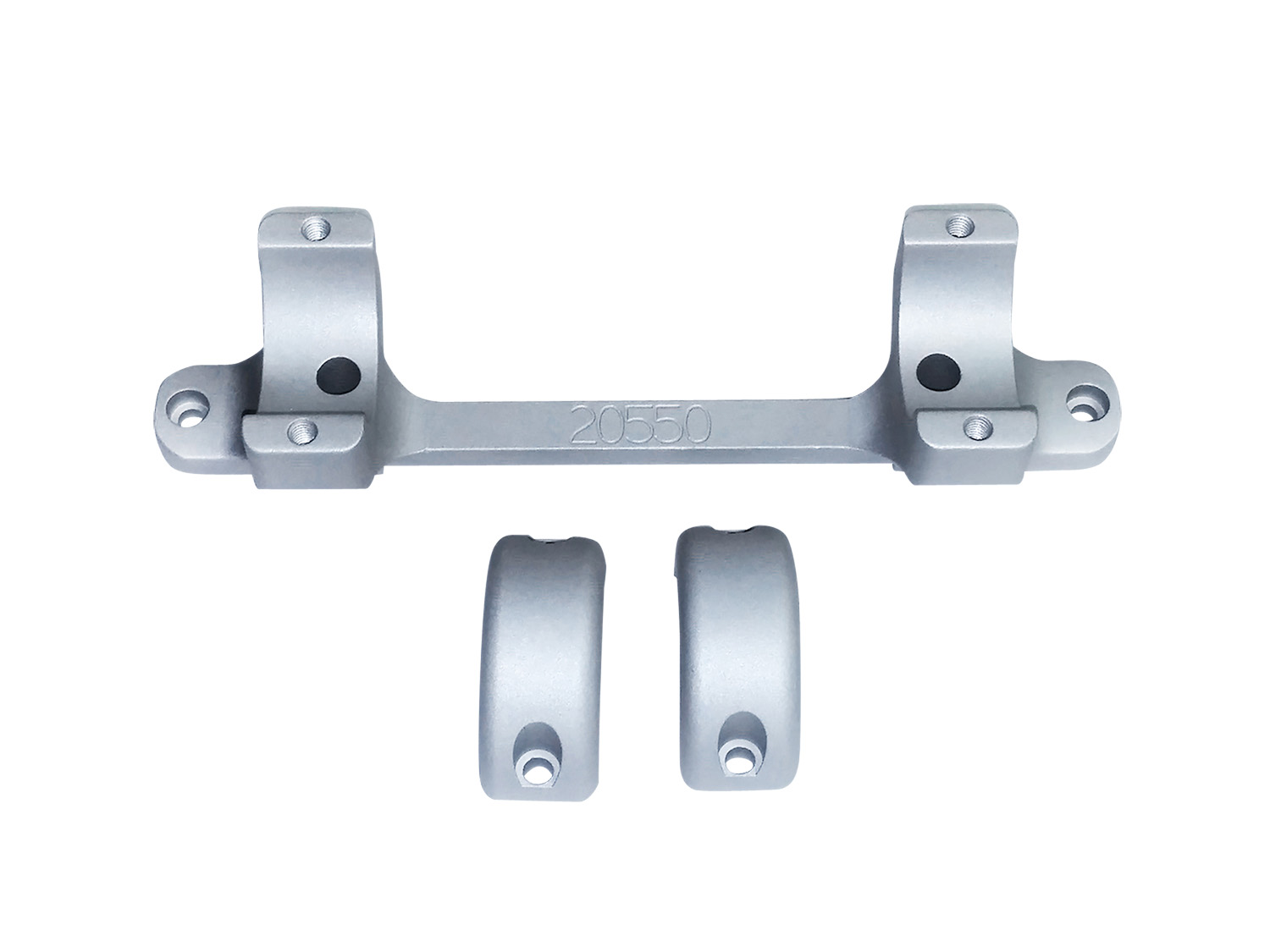 DNZ Game Reaper-Tikka Scope Mount/Ring Combo Silver