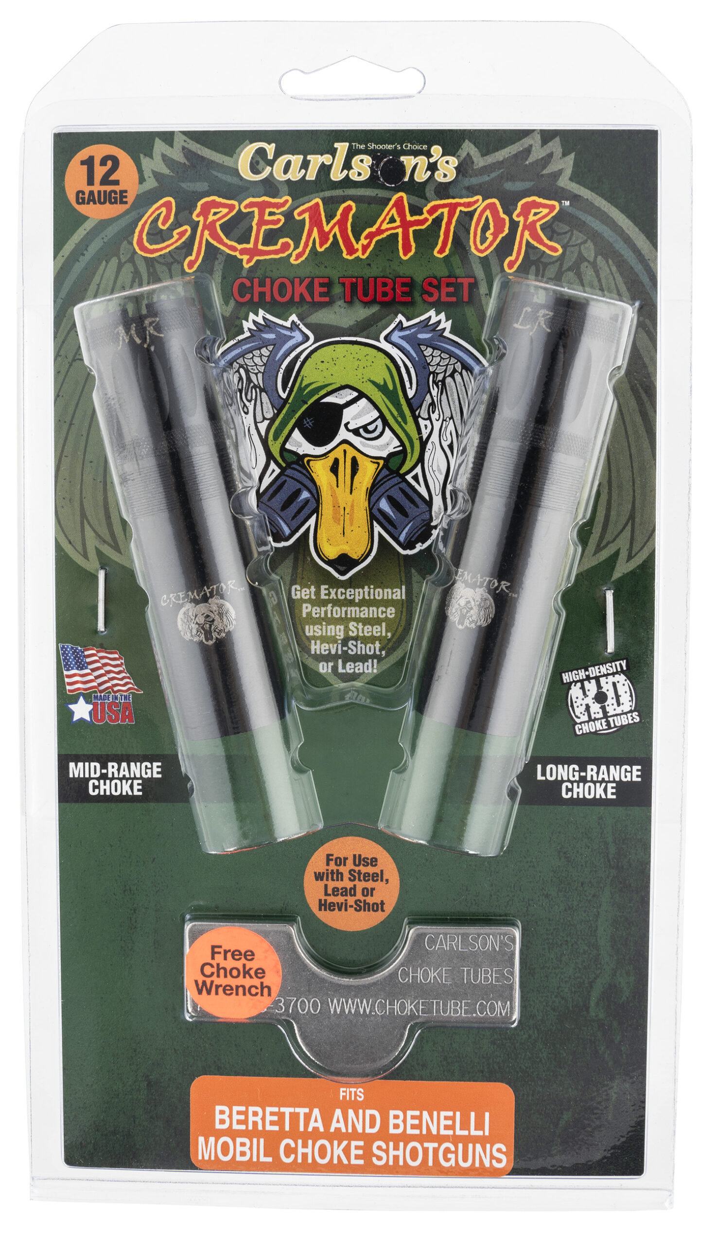 Carlson's Cremator Waterfowl Choke Tubes 12ga Beretta/Benelli