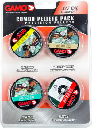 GAMO COMBO ASSORT 177 CAL. - MATCH HUNTER MAG & MP PELLET