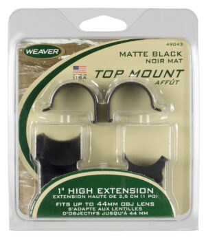 Weaver Detachable Extension Top Mount Rings 1" Extra High