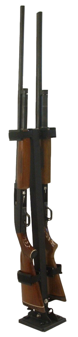 Rugged Gear Floor Mount Gun Rack for 2 Rifles/Shotguns