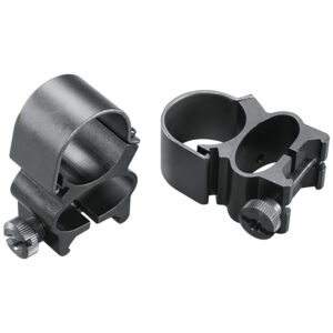 Weaver See-Thru Detachable Scope Rings - Matte Black
