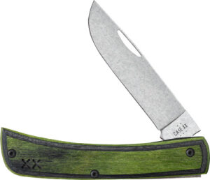 Case Knives Sod Buster Jr Pocket Knife - Green/Black