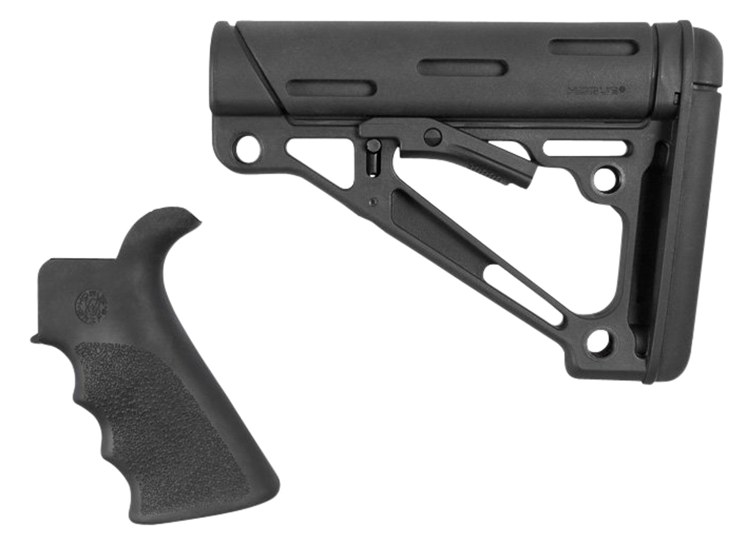 Hogue OverMolded AR-15/M-16 Grip & Stock Kit - Black