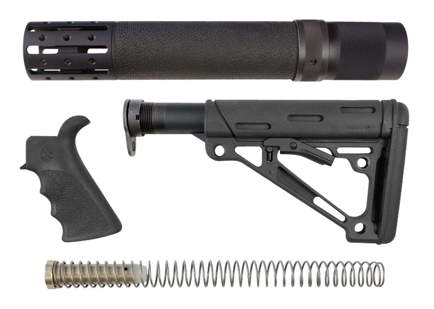 Hogue OverMolded AR-15/M16 Stock Kit - Black