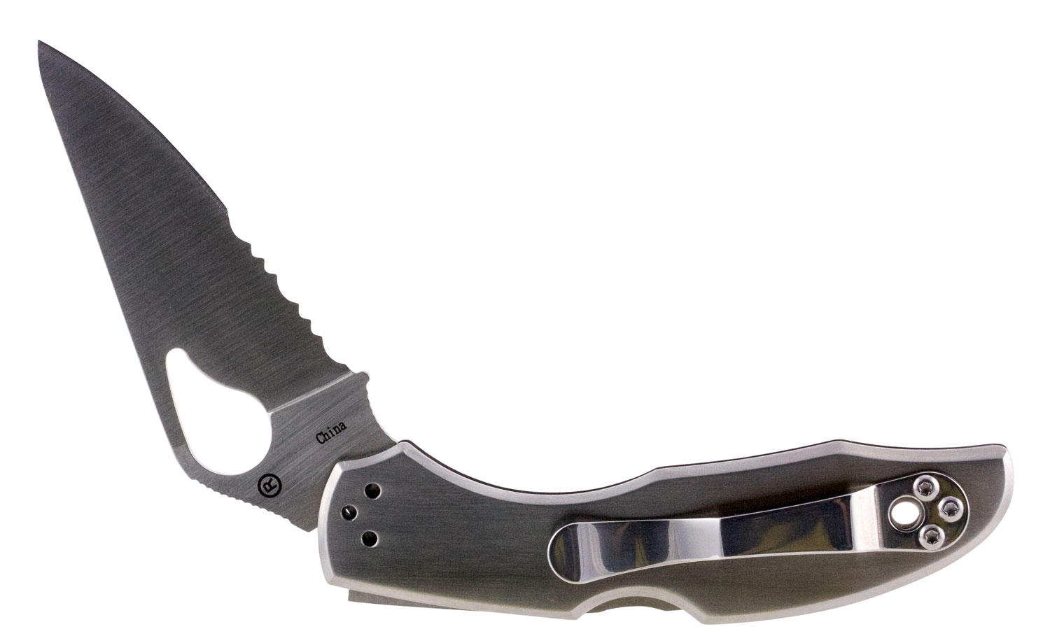 Spyderco Byrd Meadowlark 2 Part Serrated Folding Knife
