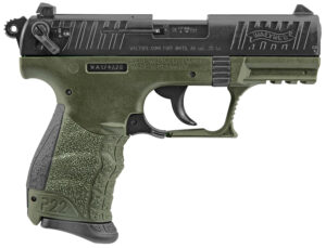 Walther P22 22LR Semi-Auto Pistol, 10-Round Capacity